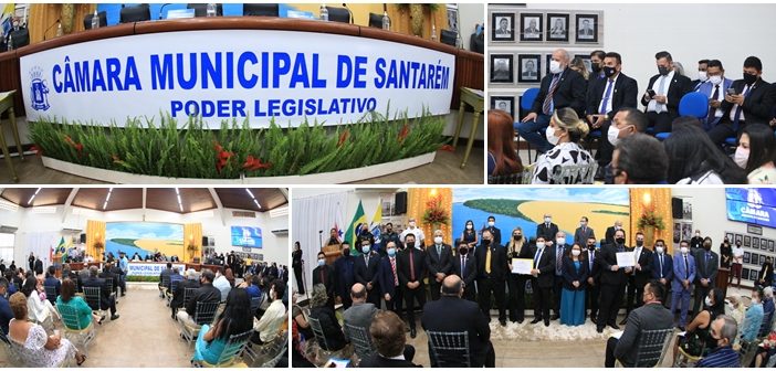 Sessão solene encerra os trabalhos legislativos da Câmara Municipal de Santarém em 2021